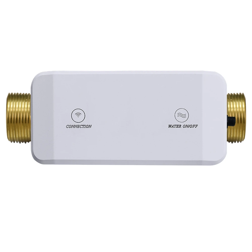 Wifi Tuya Controller Remote Shut on Off Water Measure Water Pressure and Temperature Smart Water Meter