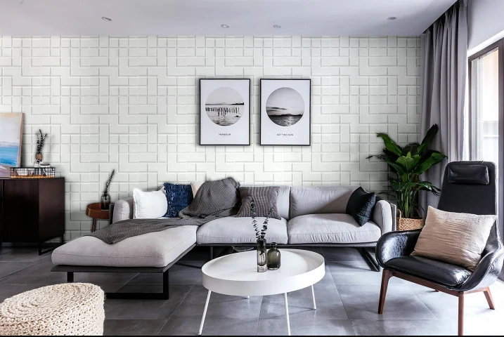 Easy-installation Light Weight Bathroom 3d Wall Panel Waterproof DIY effect