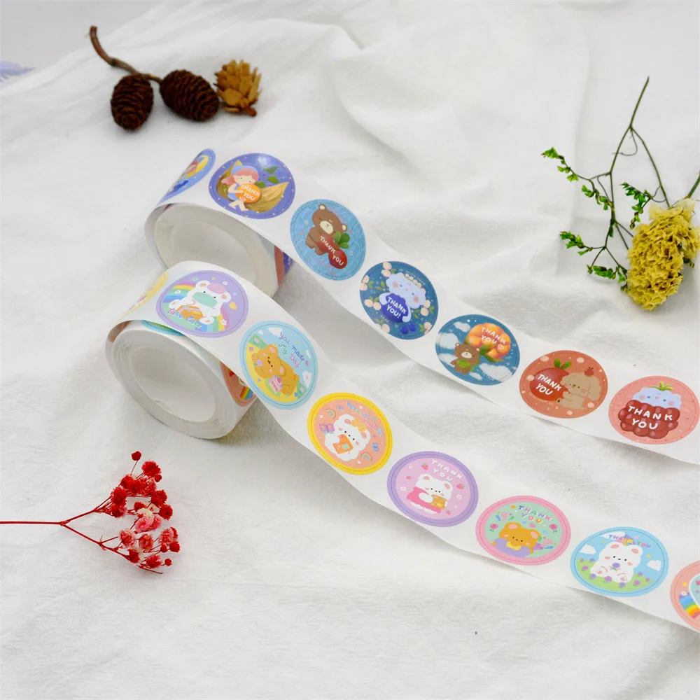 Korean/Japanese Kiss Cut Washi Sticker Roll Sticker Masking Tape