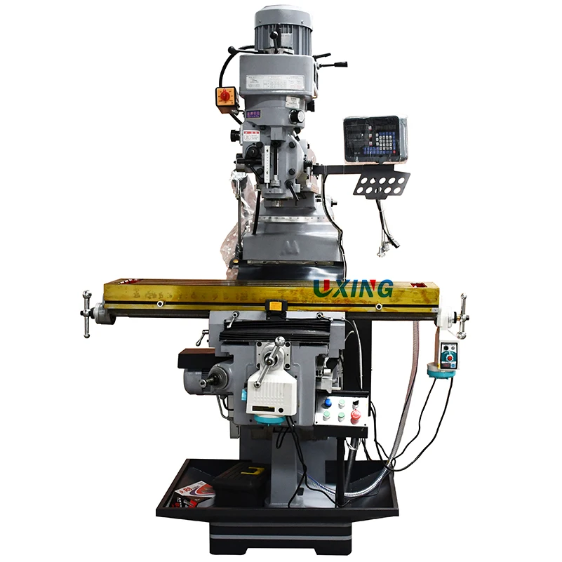 Taiwan turret and slotter head optional ram 3 axis DRO vertical milling machine fresadora X6325