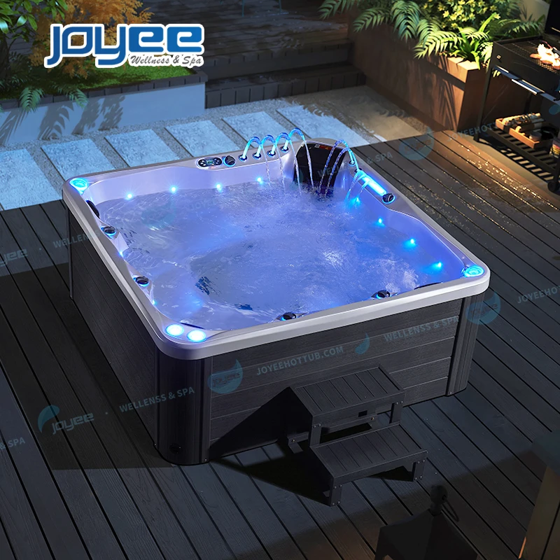  Роскошная гидромассажная Ванна JOYEE для балкона/спа/джакузи jakuzii deluxue наружная струйная спа-ванна массажная отдельно стоящая замачивания