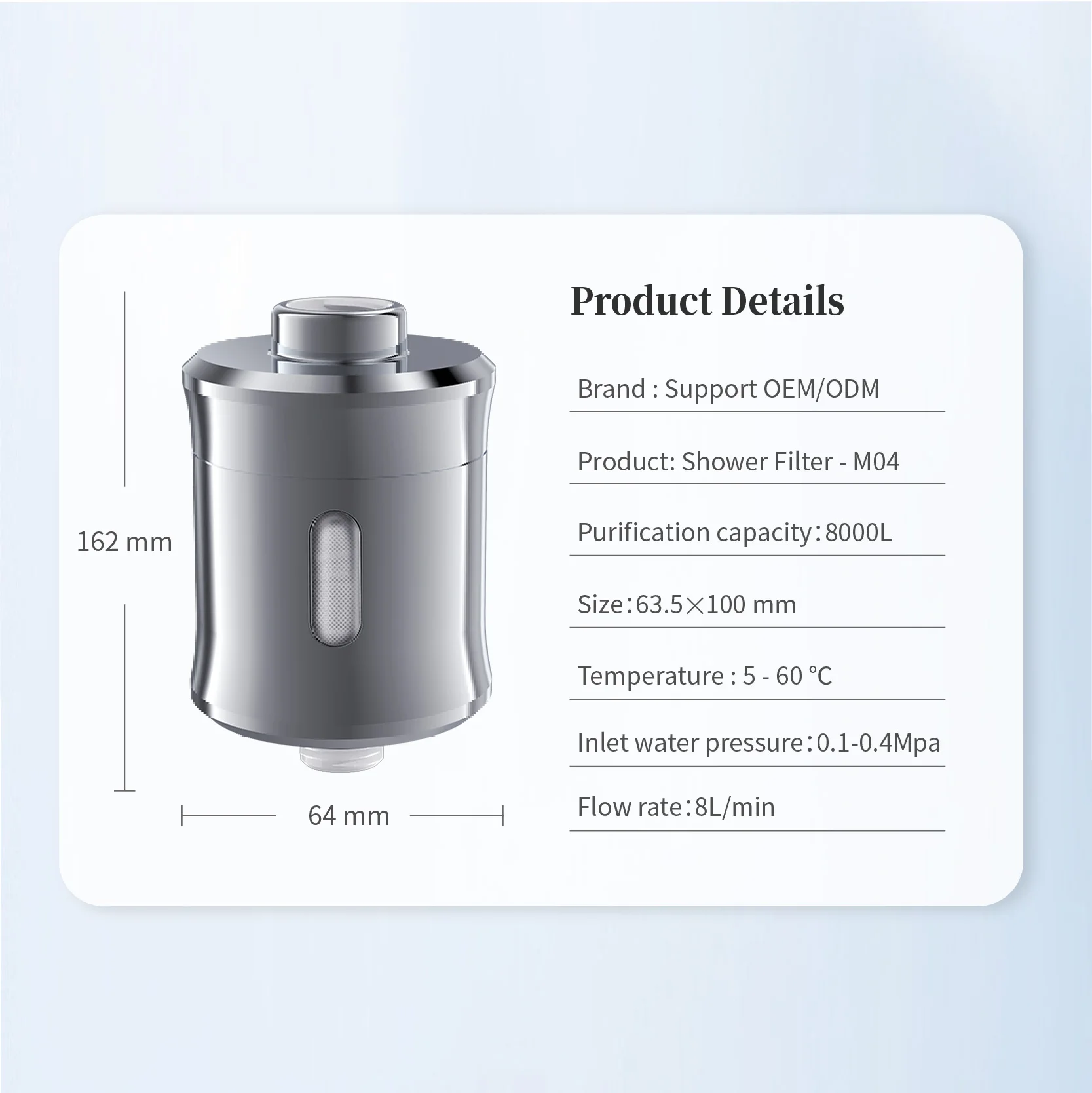 high end filtro ducha shower head filter portable vitamin c  filter shower head for hard water