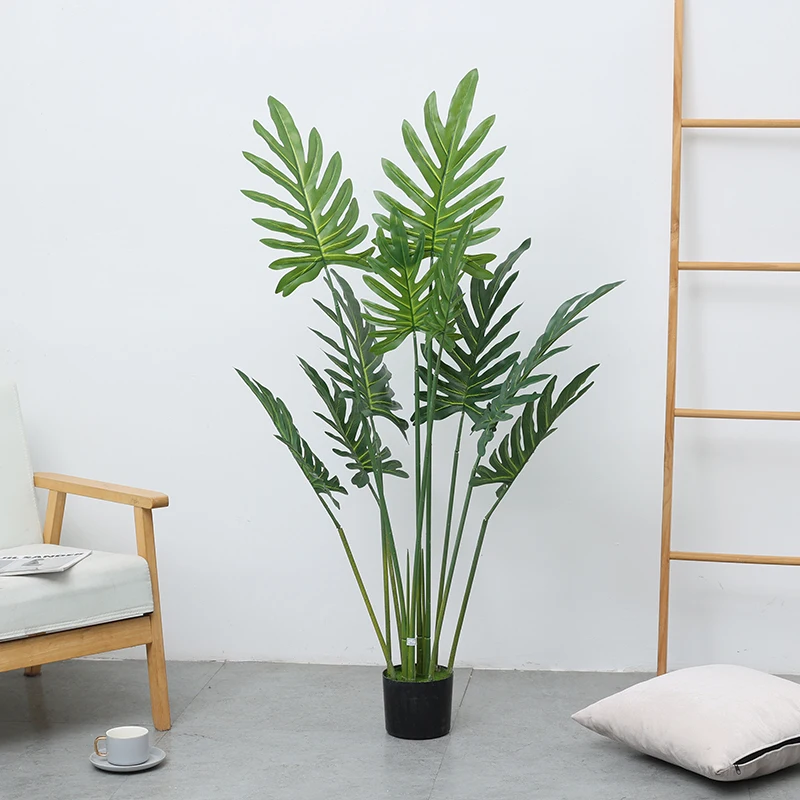 New Manufacturer Landscape Artificial Plant Decorative Plant Spring Taro Tree Bonsai Wedding Decoration Party Decor