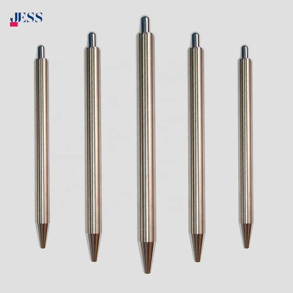 Luxury Custom Business Signature Pen Click Mechanism Stainless Steel Gel Pen without Clip