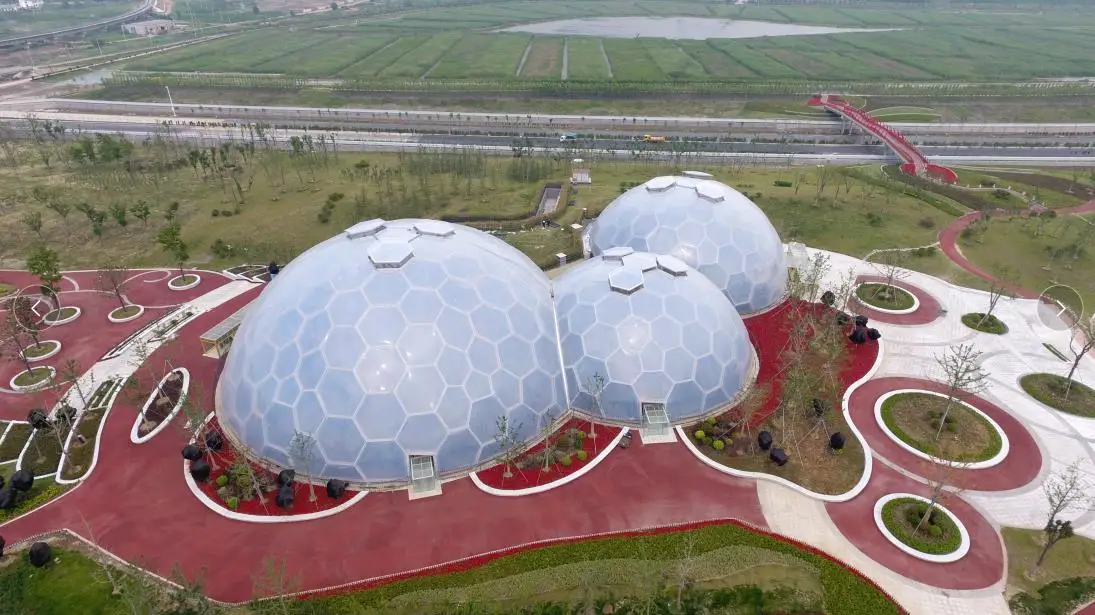 ETFE farming greenhouse inflatable membrane structure
