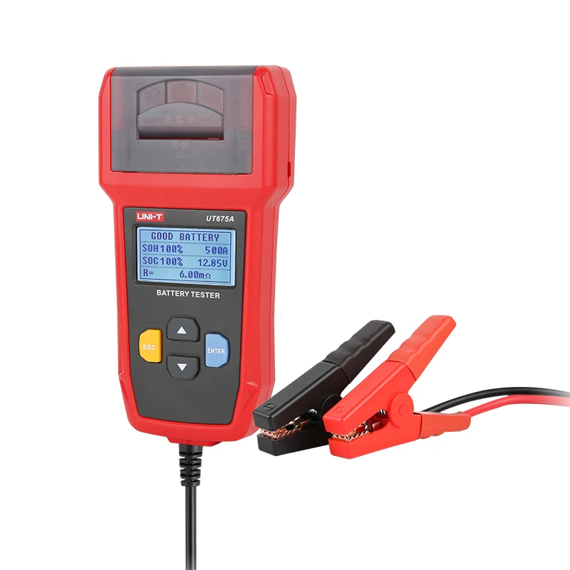 UT675A Car Battery Tester Charger Analyzer 12V 24V Voltage Battery Test Car Battery Tester Charging Scanner