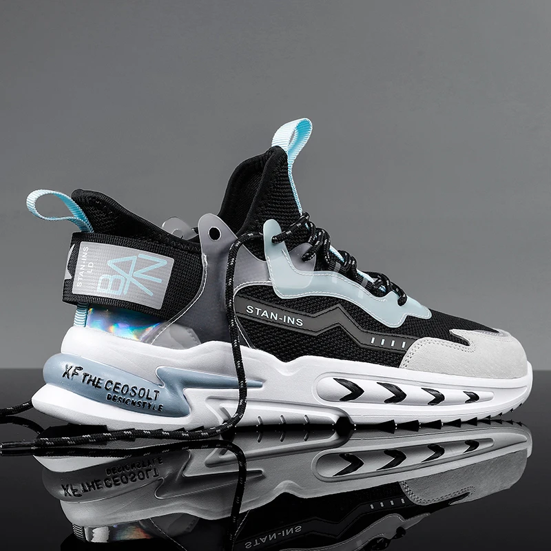 Hot Selling Breathable Mens Fashion Sneakers Zapatos Deportivos Comfortable Running Tennis Shoes Men