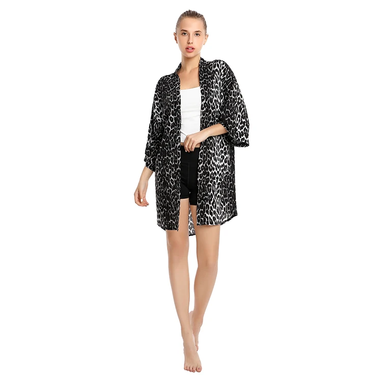 Factory Price Women Blouses Floral Print Kimono Summer Beach Dress Women Kimono Cardigan