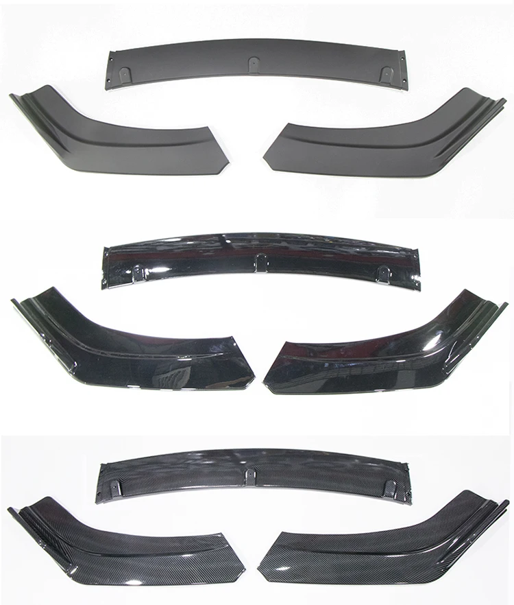 Three section Front Spoiler Active Golf 7 350z F10 Supra Rear Wing Is250 E60 Para Autos