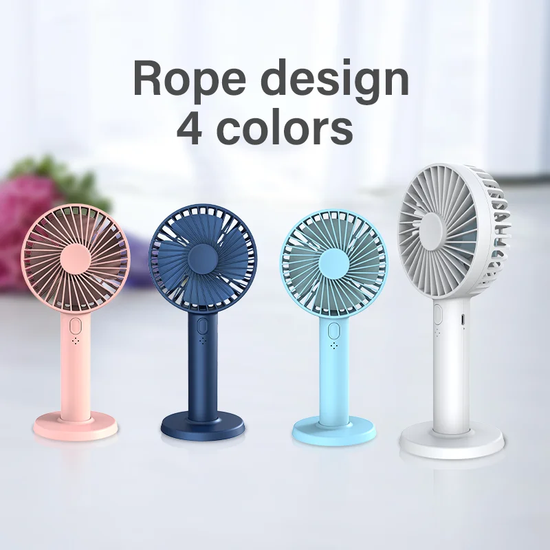 Outdoor Durable Using Portable Cooling Mini Hand Lady Rechargeable Hand Held Usb Fan
