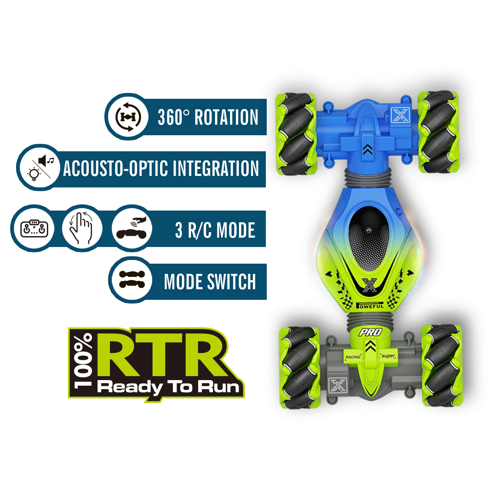 2021 New Mini Stunt Car RC Toys 4WD Gesture Induction Sensor Watch Control Twist Car Vehicle with LED Music Christmas Gift