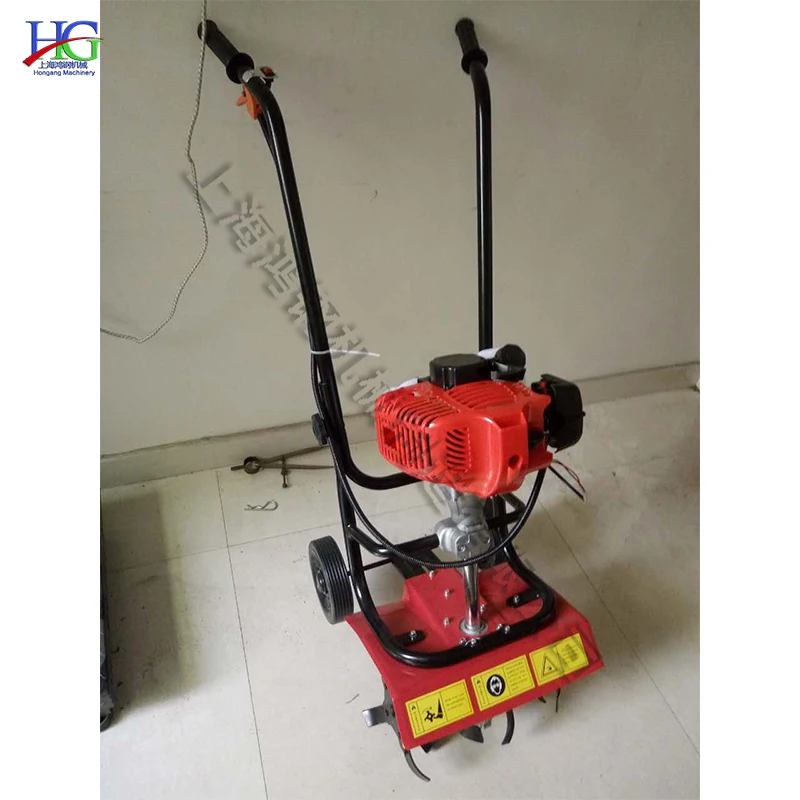 Agricultural chain track microtiller hand push 7.5 hp track microtiller lowest price