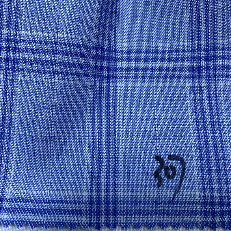 Ready Ship Order Large Check Fabric Filafil Fabric Polyester Viscose Suits Fabric For Turkey Suits