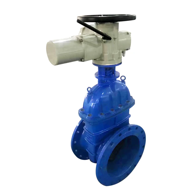 motorized operated stem resilient seated gate valve