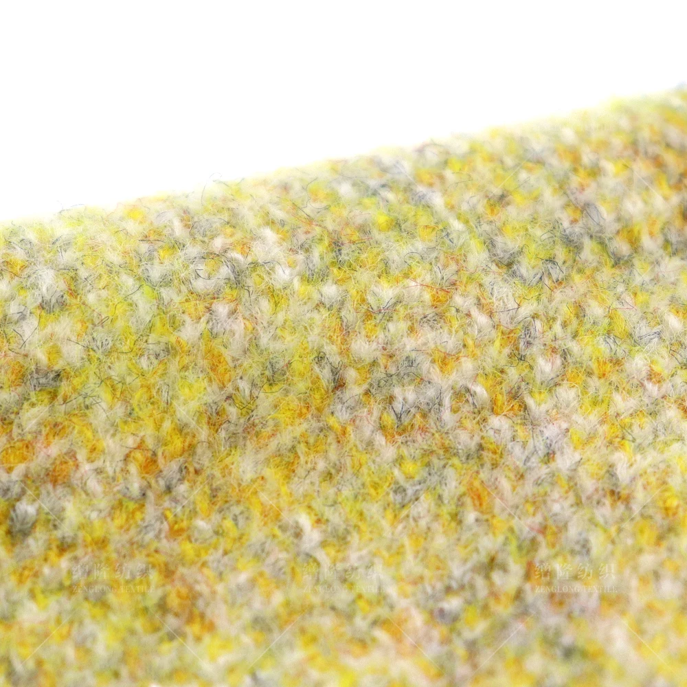 1/14NM 6% Wool 68% Acrylic 12% Polyester 11% Nylon 3% Spandex flat knitting machine melange yarn crochet blended yarn