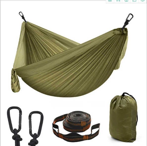 3D MAX Outdoor Backyard Hammock Swing Professional Double Hammock with 2 Tree Straps For Hiking Camping Single Portable Hammocks