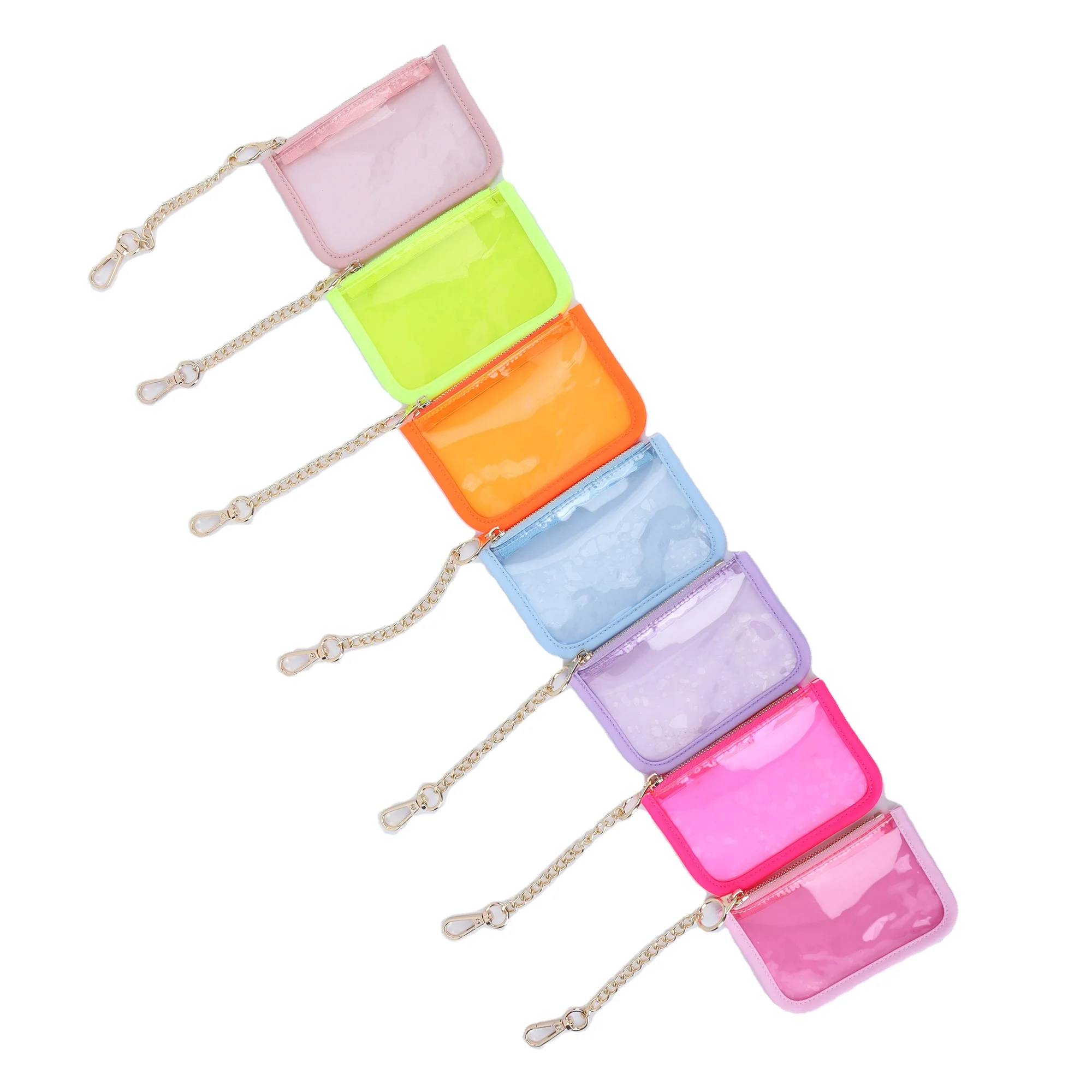 Wholesale Custom Logo Ladies Wallets Purse Pouch Mini Key Coin Bag With Zipper