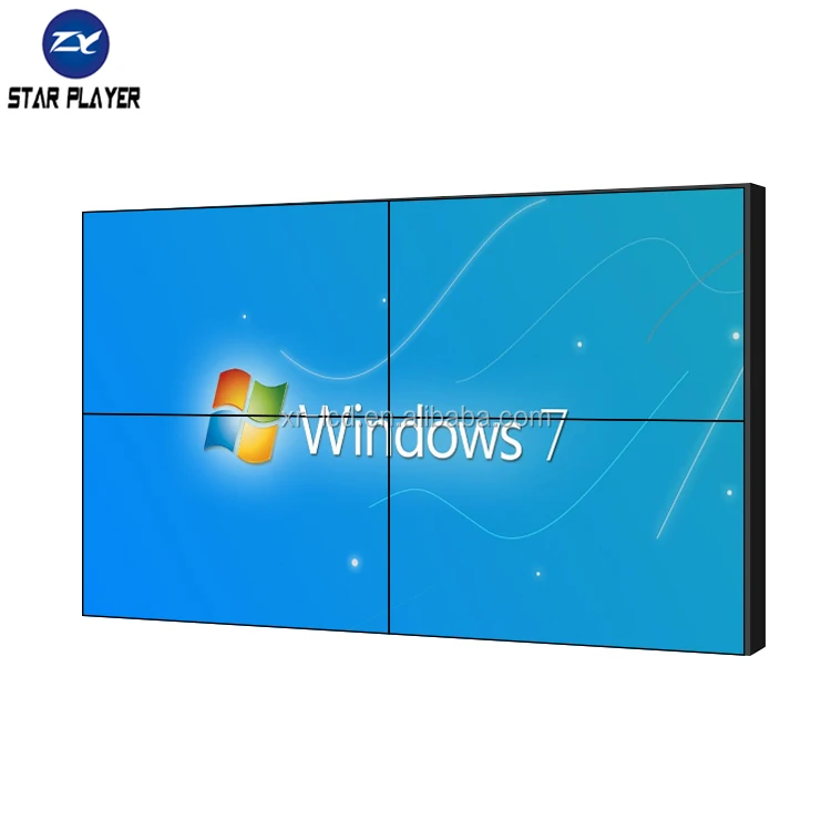 Controller Samsung Videowall 55 Inch 2x2 3x3 5x5 Advertisement Display Splicing Screen Advertising Players 8mm LCD Video Wall