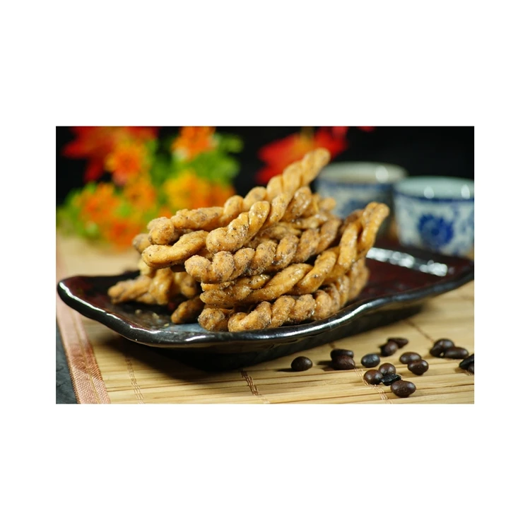 
New arrival 2021 supplier Dry food cereals twisted rolls flour palm oil sucrose snacks healthy 