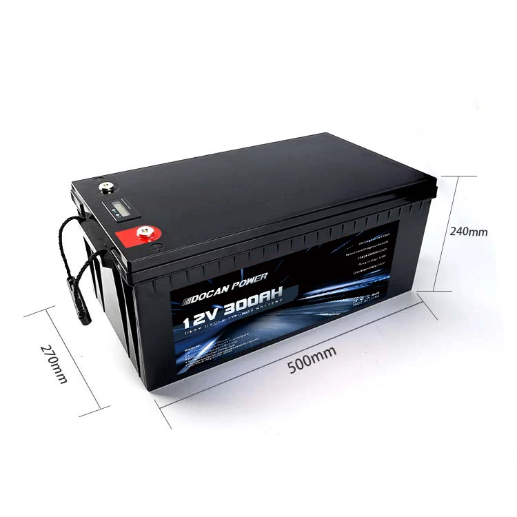 New Energy Deep Cycle Original Genuine 12V 300Ah Lifepo4 Prismatic Lifepo4 Battery Pack 12v