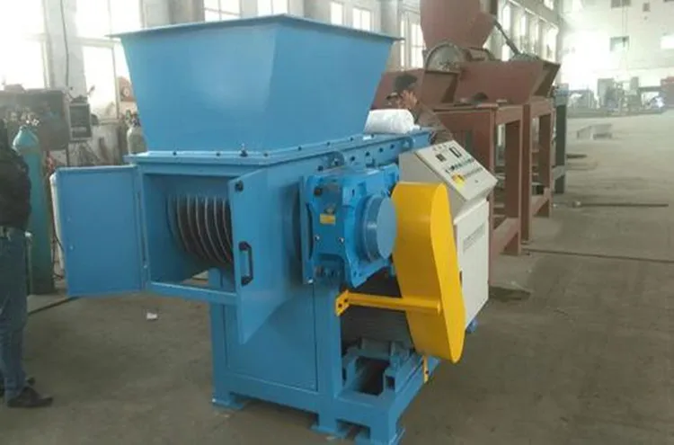 Popular net sponge food waste plastic lumps shredder machine