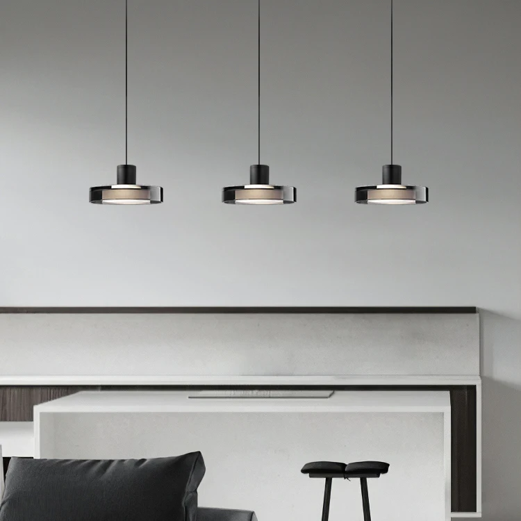 Wholesale Nordic Simple Ins Style Single Head Glass Gold Ball Pendant Light