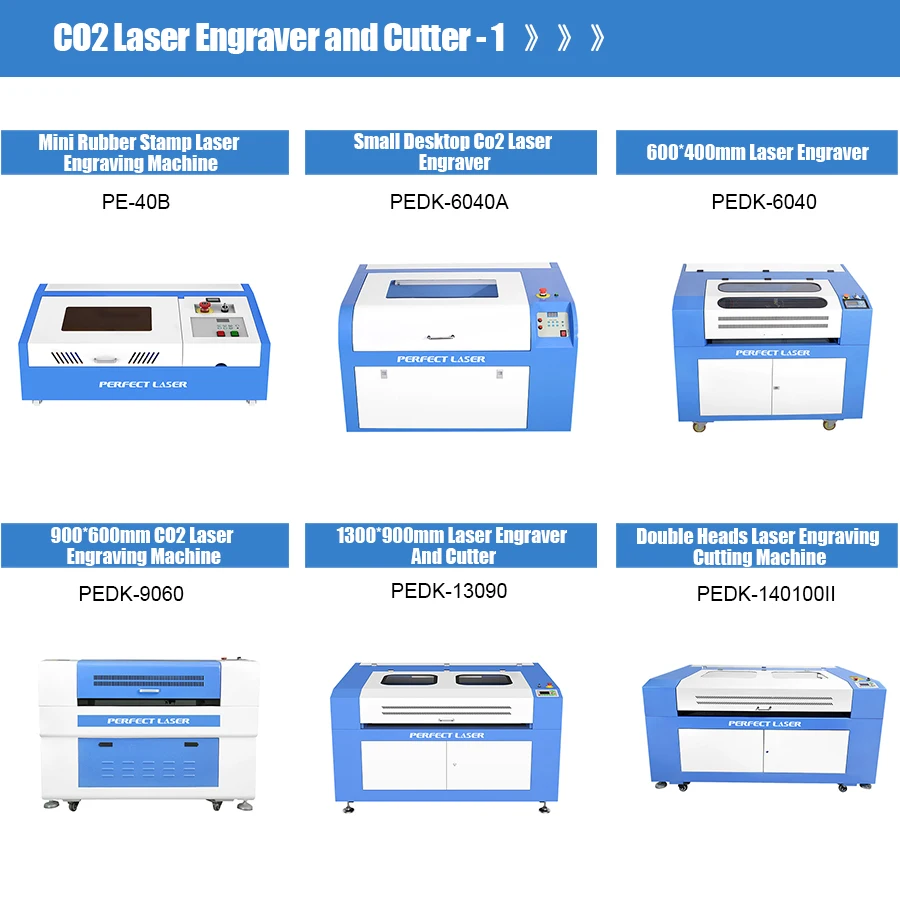 Perfect Laser-  acrylic wood paper glass carton box bottle 4060 13090 laser engraver laser cutter 60w embroidery cutting machine