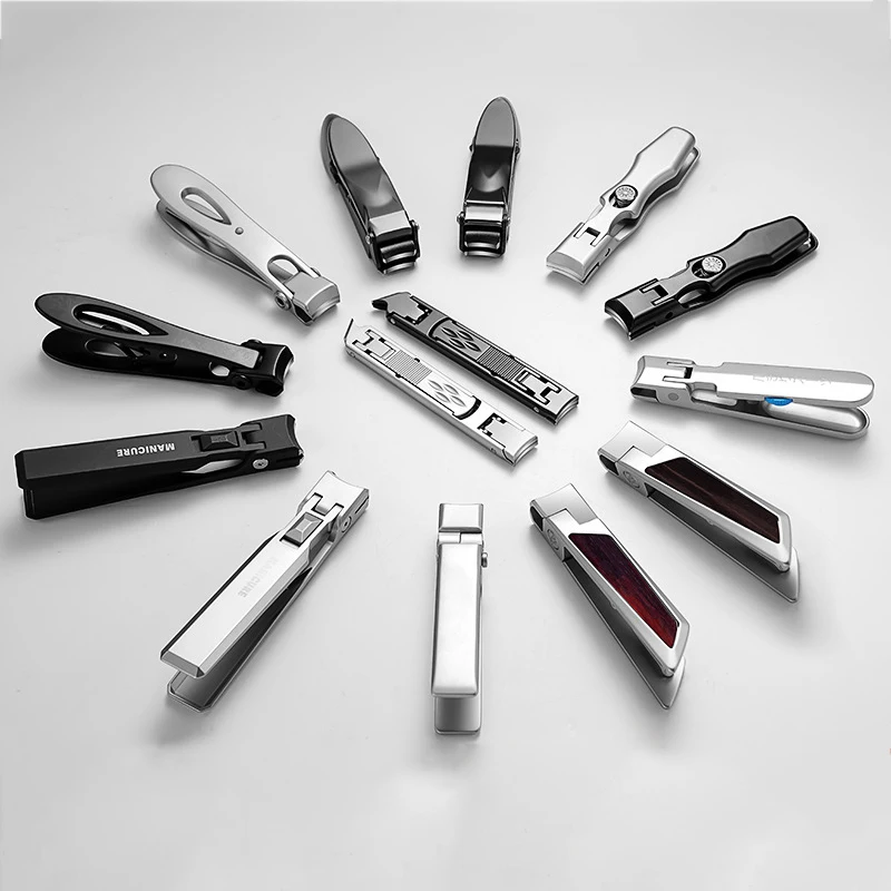 High Quality 2PCS Nail Clipper Stainless Steel Nail Tool Grooming Kit Nail Cutter Tools For Home