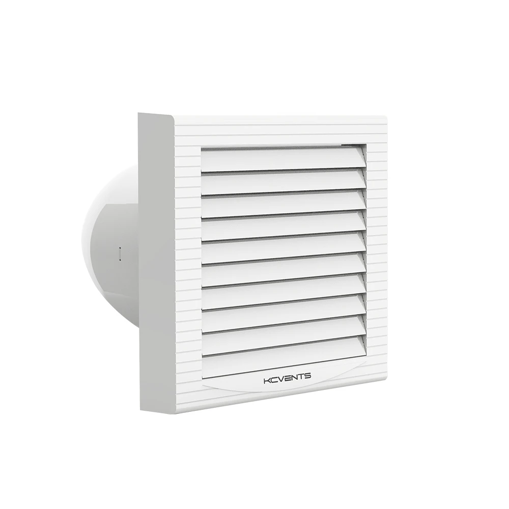 Auto shutter window mounted exhaust fan for bathroom office, factory