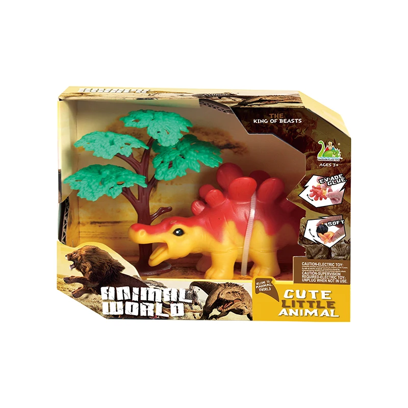Factory Wholesale Hot Selling Cartoon Dino Combination Dinosaur Wildlife Toys Set Dinosaurs Toys For Kids