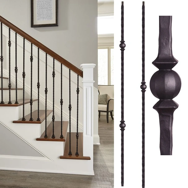 OUYA Indoor or Outdoor Railing Ornamental Forging Iron Balusters
