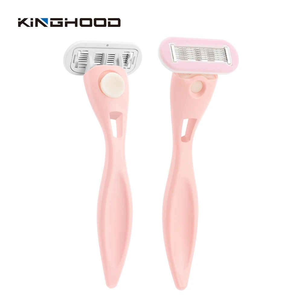 Custom Logo Modern Six Blade Lady Sensitive Sensitive Skin Shaving Razors Kit