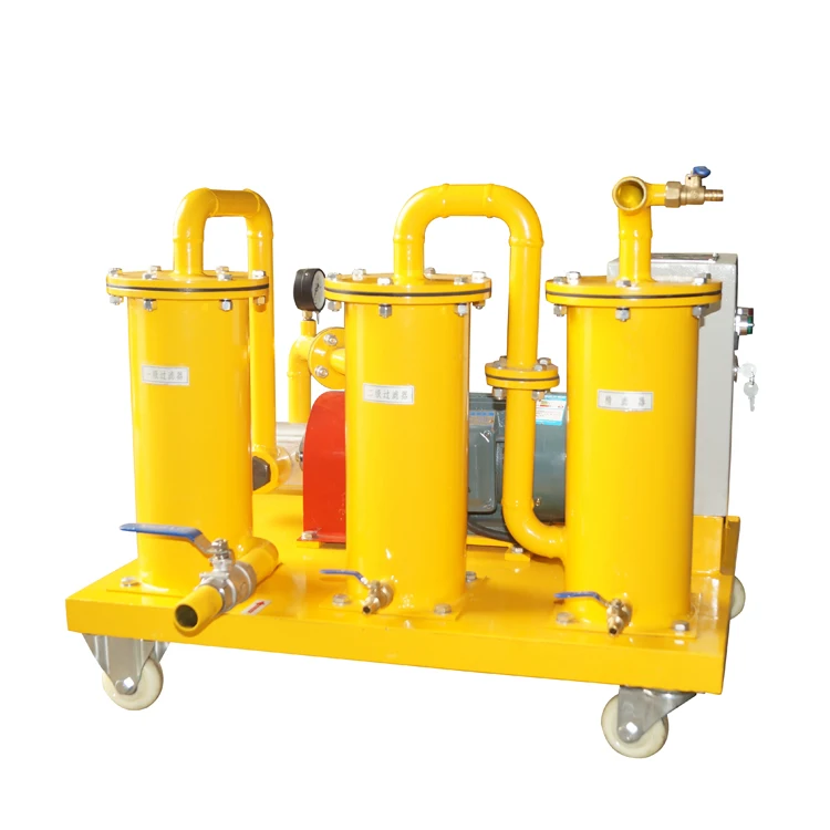 Portable vacuum lubricating oil purification transformer oil filtering machines hydraulic oil purifier