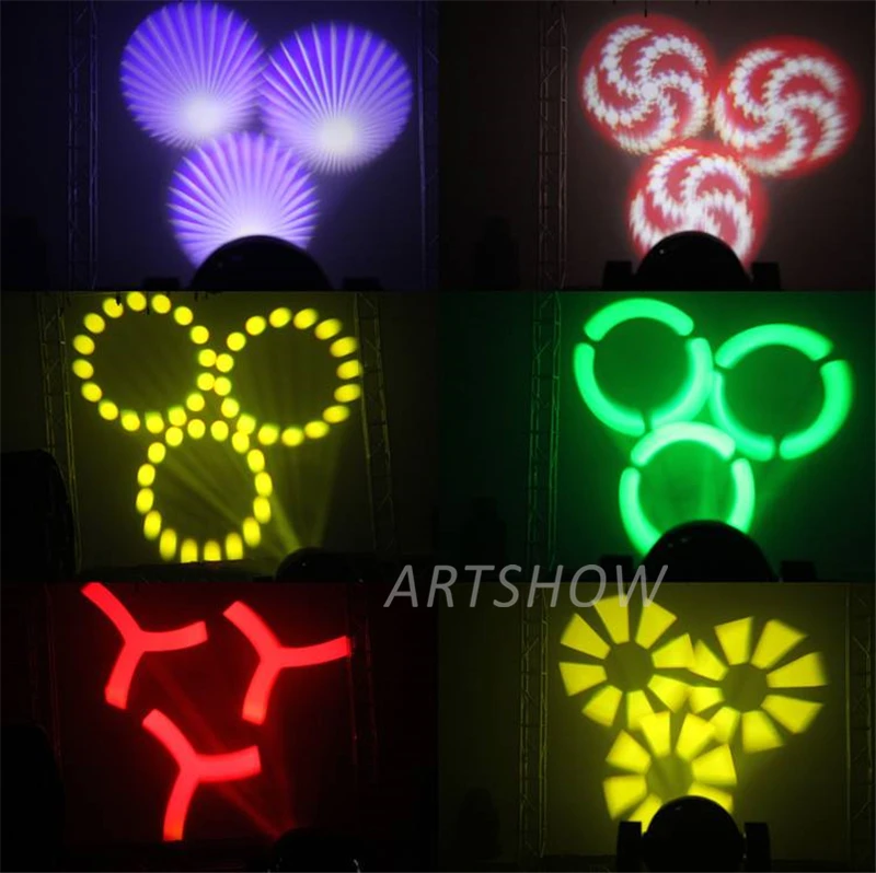 LED 150W Spot Moving Head with led ring 24x0.2W RGB 3-in-1 movinghead led spot light Ring Circle LED Strip Effect For Event Part