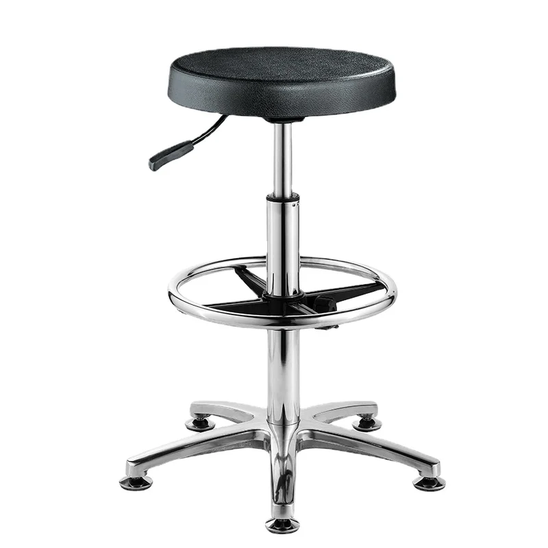 furniture for laboratory medical stool chair saddle chair for lab hy6005 black adjustable pu foam anti-static esd chair