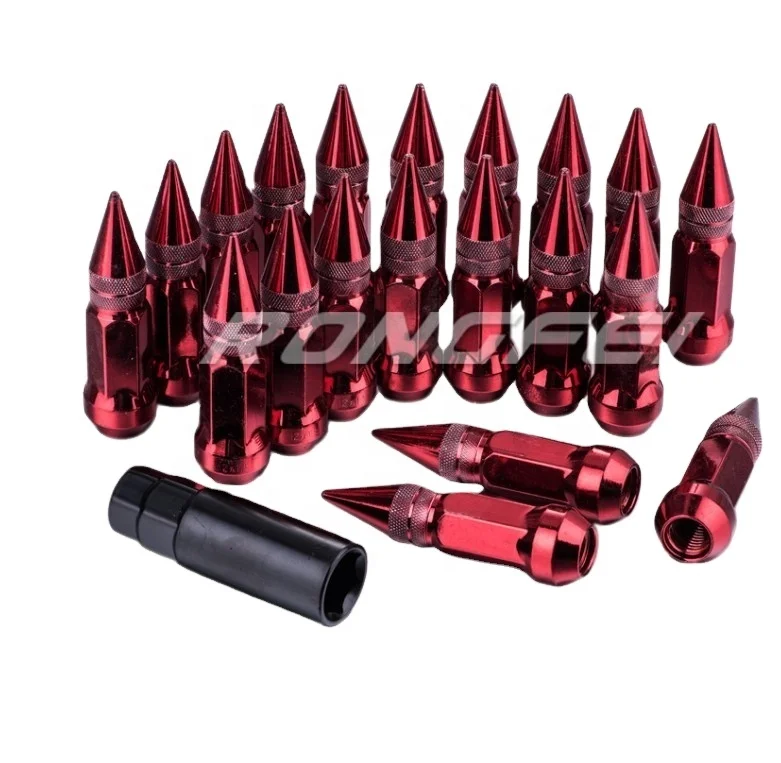 Color bullet wheel nut safe wheel nut