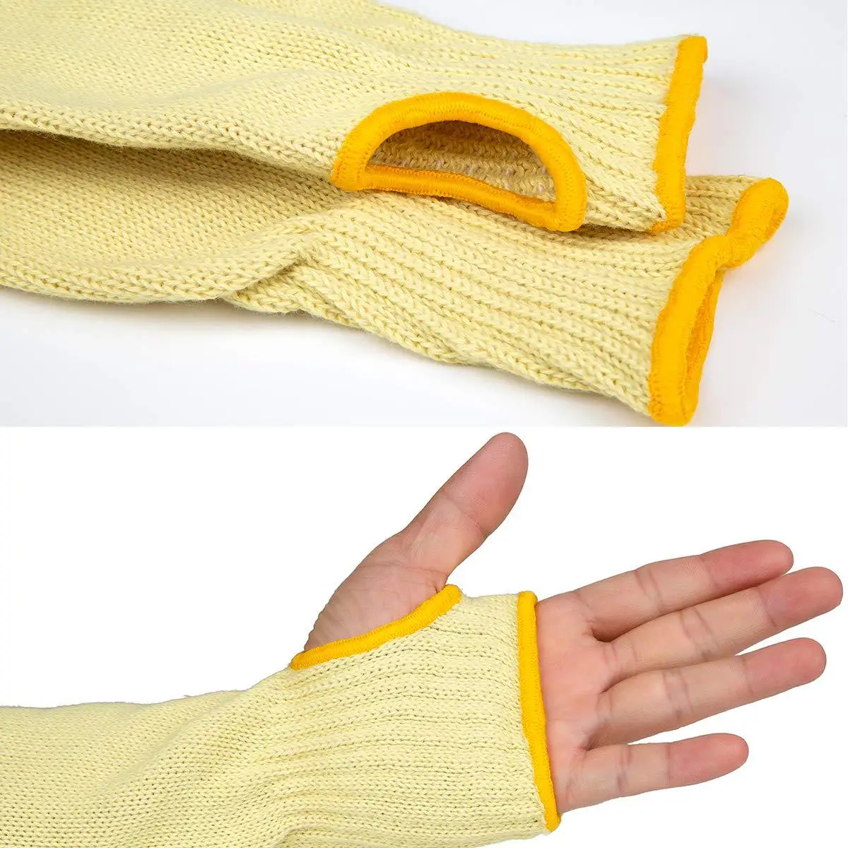 EN388 EN420 CE Aramid Fiber Flame-resistant Fireproof Arm Guard Cut Resistant Arm Sleeve Safety Sleeve Safety Work Sleevelet