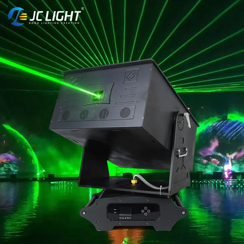 Pro Stage Laser Lights 30w Roof Landmark Laser Light Show Rgb Animation Moving head Lazer For Outdoors Advertising