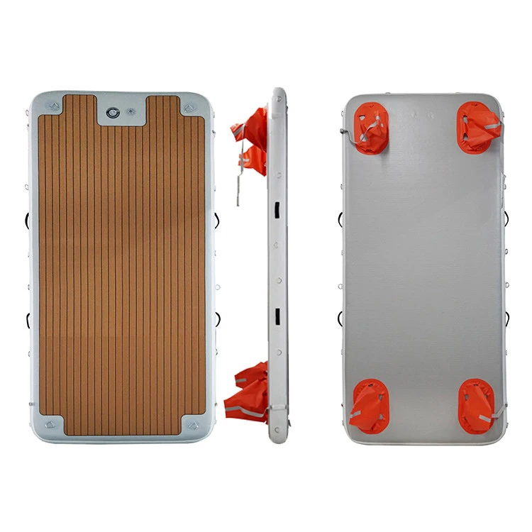 2019 Durable Non-Skid Surface Designs Inflatable Dock Floating Water Platform