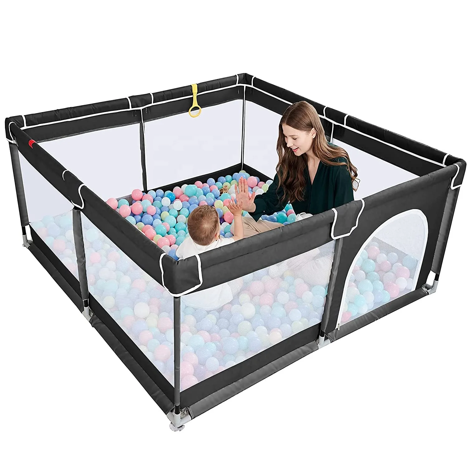 
2021 European Standard Square Baby Playpen Fence, Children Large Baby Playpen 