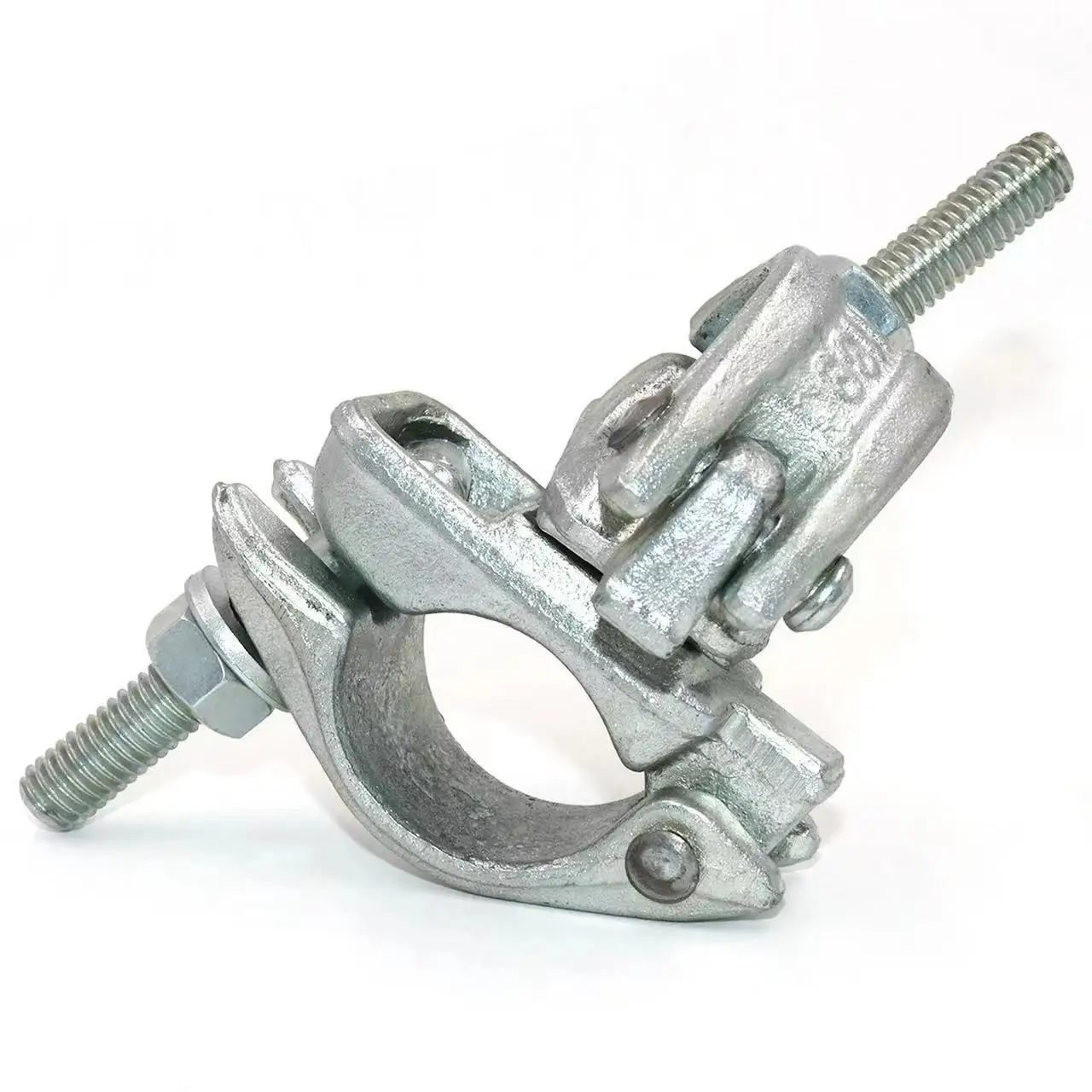 Galvanized Steel Scaffolding Pressed Accessories Scaffold Forged Double Swivel Coupler Fixed Clamp Coupler fastener pipe fixing