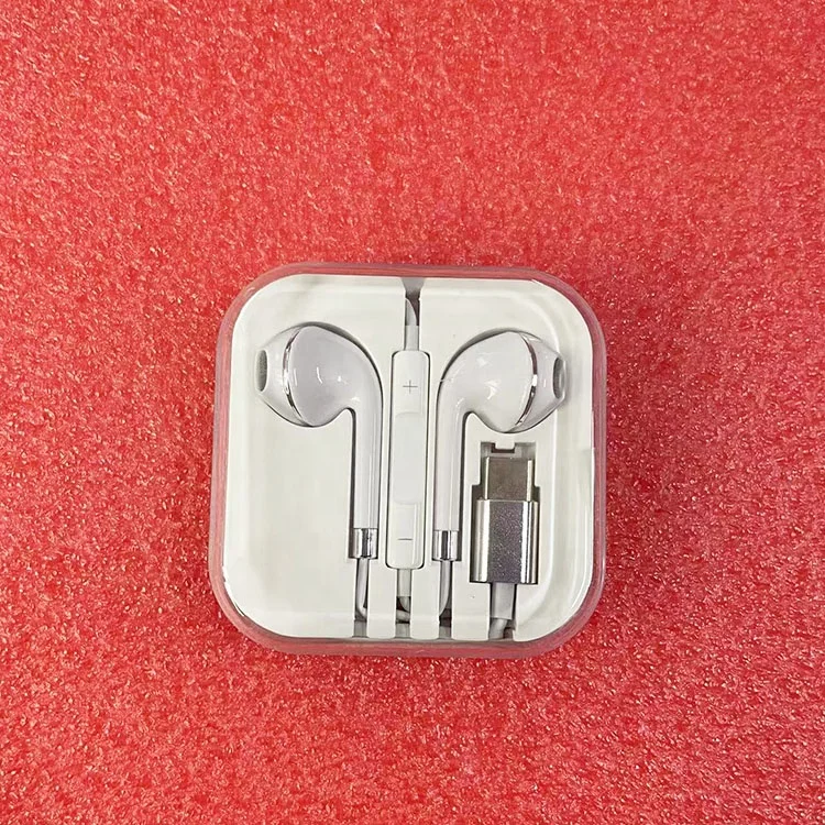 Type C Wired Headphones Music Sport Headset In-Ear Earphone With Microphone