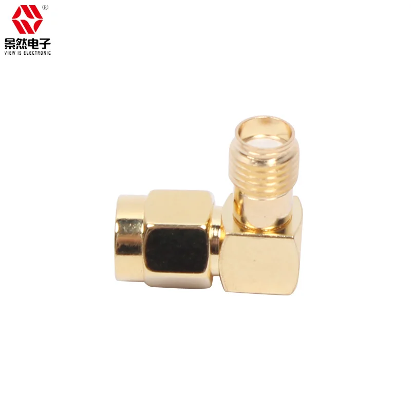 Коаксиальные разъемы SMA RF, прямоугольный позолоченный винт 50 Ом, игла sma rf адаптер