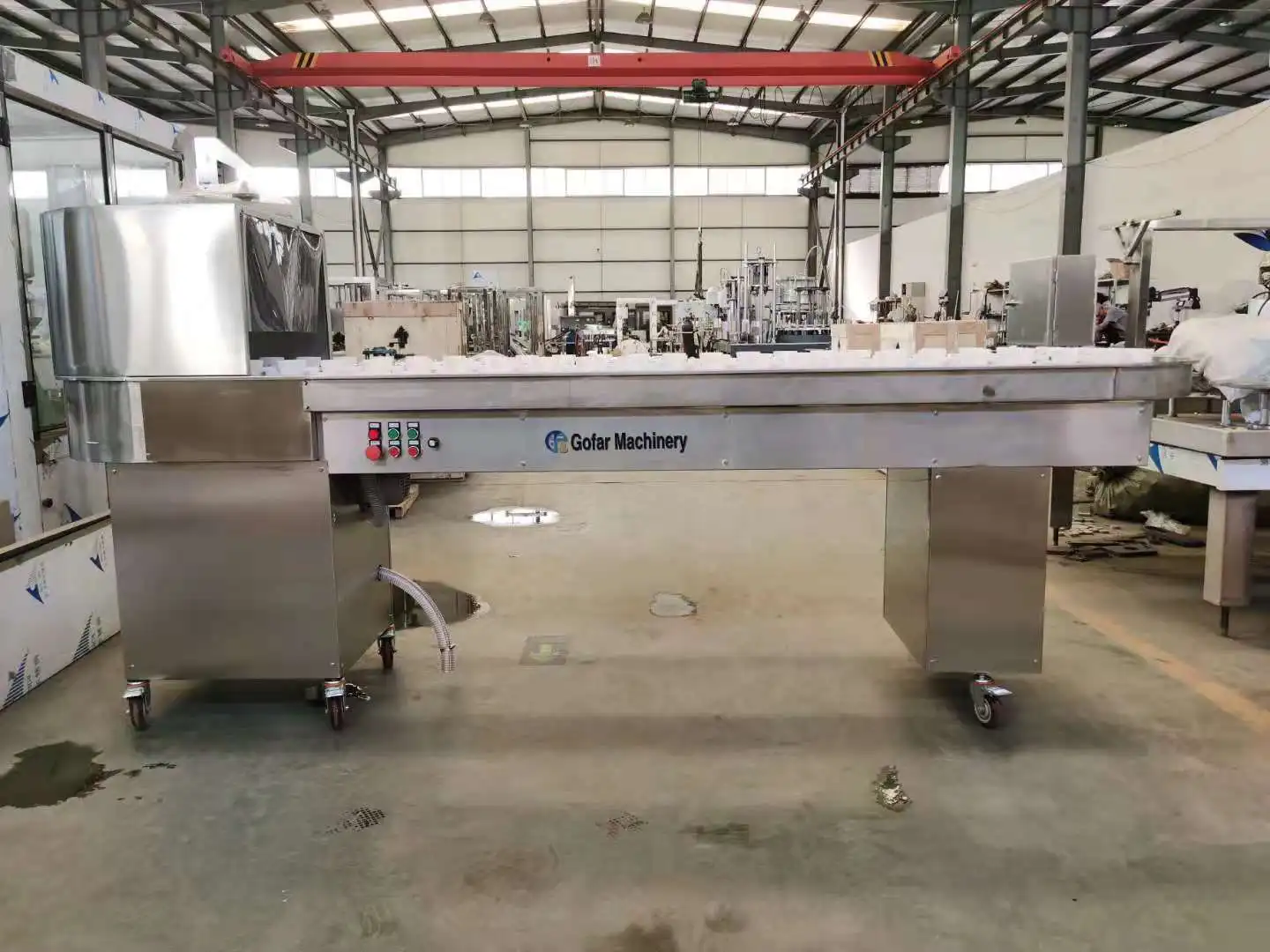 Water Washing Bottle Machine Rinser Semi-Automatic Washing Machine