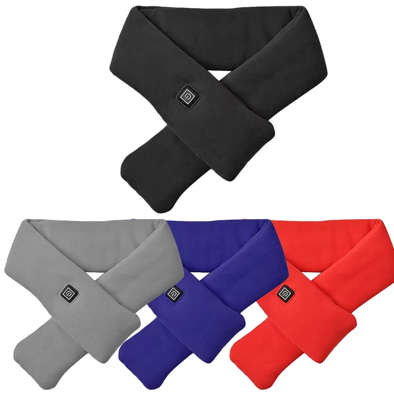 Customizable Washable Soft Shawl Heated Scarf Neck Warmth Heated Scarf Three Adjustable Winter Heated Scarf