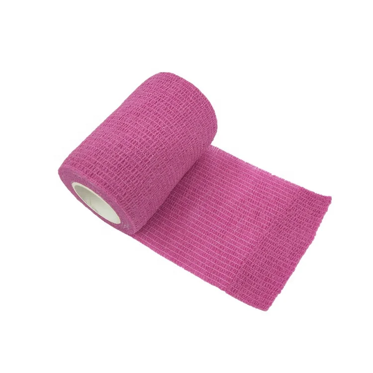 Unilateral stretch easy tear Pet First Aid Tape Waterproof Self Adherent Cohesive Bandage