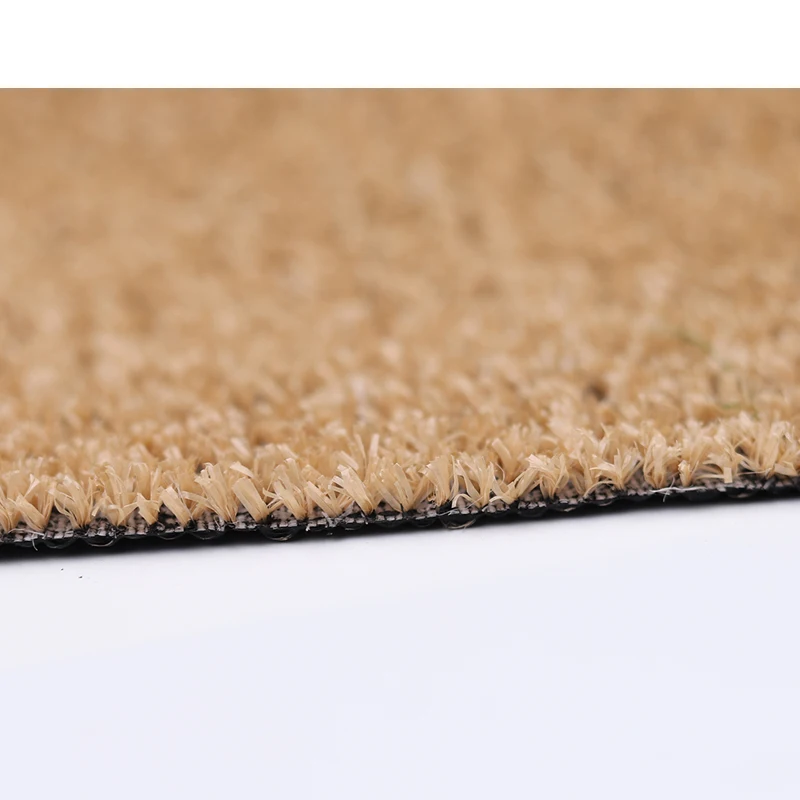 Wholesalekhaki artificial grass export price discount decorative grass support custom other color doormat floor MATS