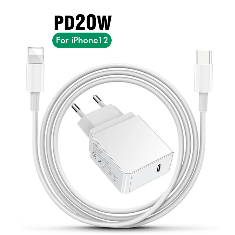 
Mobile Phone Type C 20w PD KR KC USBC Power Adapter Charger for iPhone12 