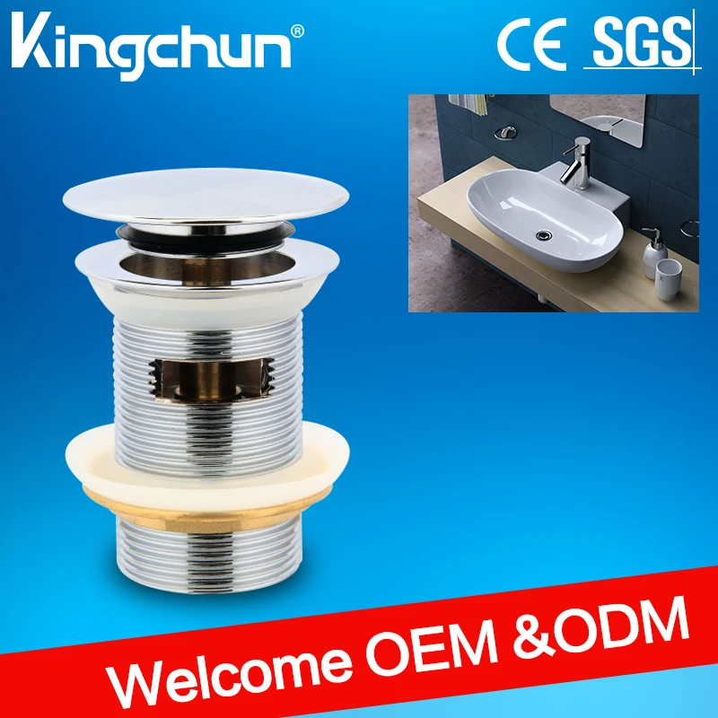 Best price CUPC Excellent Quality 40mm bath pop up sink waste spares wash basin stopper brass drainer (K280)