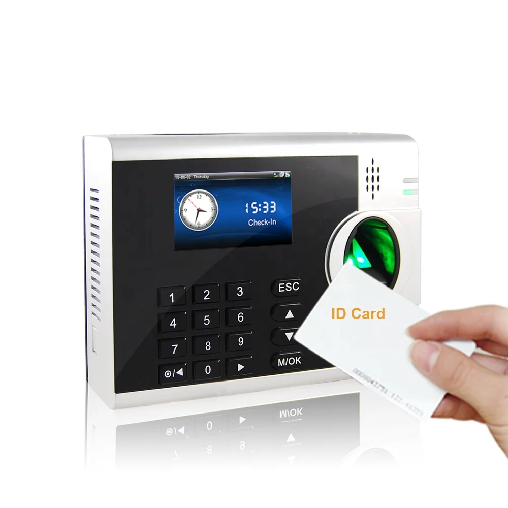 Free Software 125KHz ID Card Reader Biometric Time Attendance System with TCP/IP and USB RS232/485